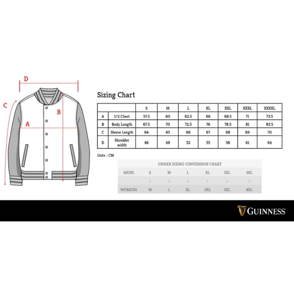 Guinness Letterman Varsity Jacket - Picture 9 of 15